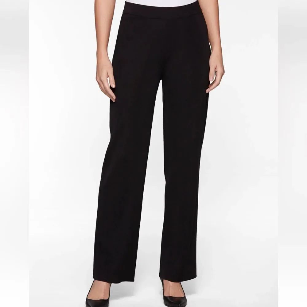 Misook Black Wide Leg Pant These are wonderful for traveling!